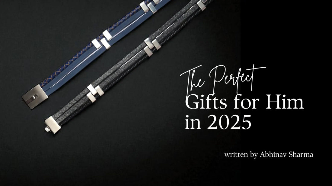 alt="Cadeau Craft Stainless Steel Silver Bracelet for Men – Perfect Gift for Him 2025"